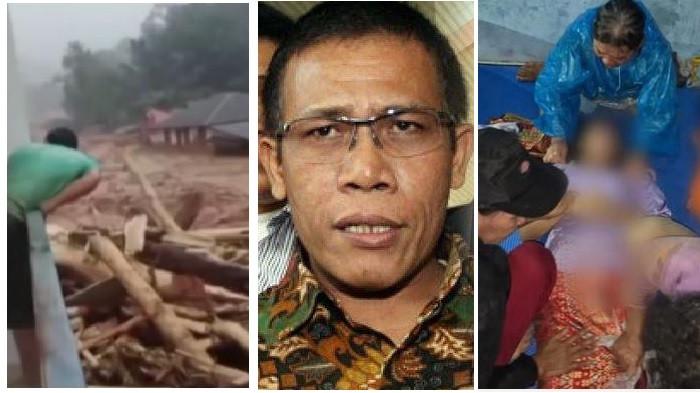 BANJIR BANDANG - Bupati Masinton Pasaribu menggabarkan bencana alam banjir bandang dan longsor yang terjadi di Tapanuli Tengah.