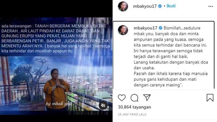 Mbak You Mendadak Getol Beri Peringatan Keras Soal Terawangan Buruknya di Masa Depan: Waspada!