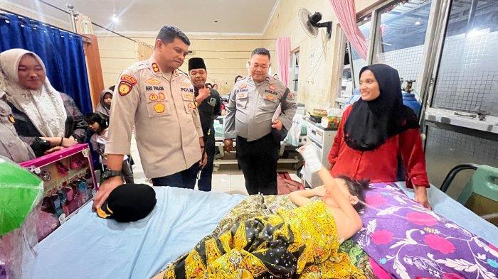 Kapolres Madina jadi Sosok Ayah Bagi Korban Tergigit Monyet di Panyabungan