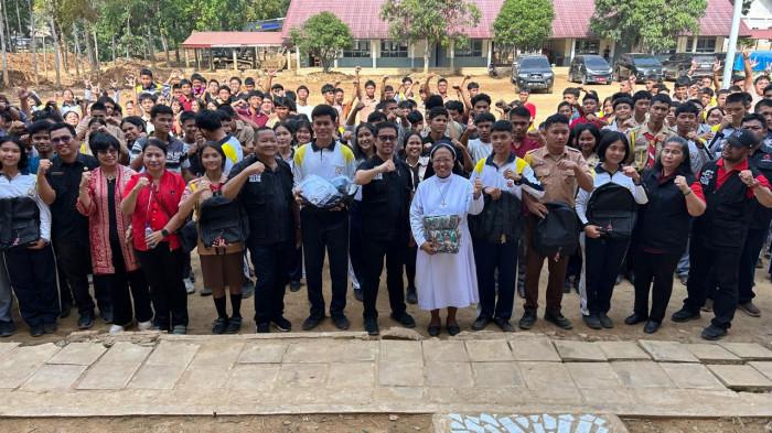 momentum siswa menitipkan doa ulang tahun bagi Megawati Soekarnoputri.