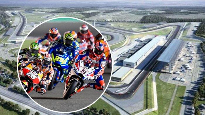 Kolase MotoGP dan Sirkuit Mandalika, Nusa Tenggara Barat (NTB).