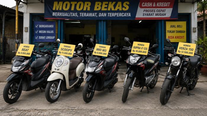 MOTOR BEKAS- Ilustrasi motor bekas layak pakai di tahun 2026 untuk operasional sehari-hari.