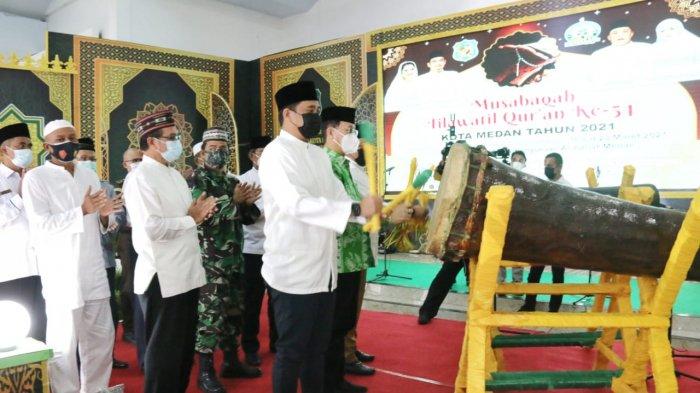 Resmi Buka MTQ ke-54 Tingkat Kota Medan, Walkot Bobby: MTQ Tahun Ini Digelar secara Virtual