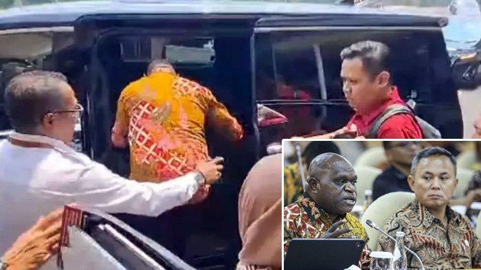 USAI 'Dikuliahi' Yasonna Loly di Komisi XIII DPR RI, Natalius Pigai Kabur dari Kejaran Wartawan