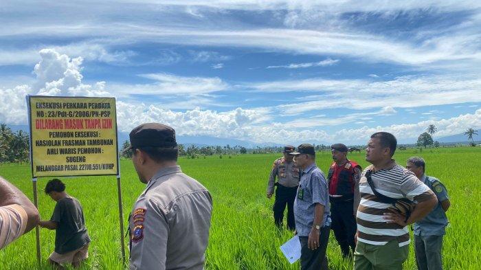 Polres Tapsel Kawal Eksekusi Lahan hingga Berakhir Aman