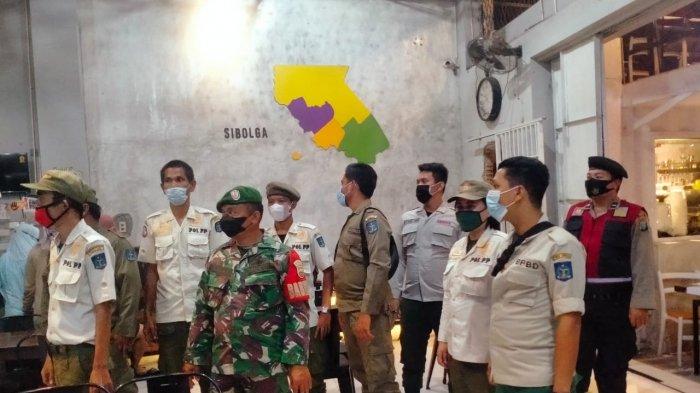 Ops Yustisi, Polres Sibolga Tegur 45 Orang yang Berkerumun dan Tidak Taat Prokes