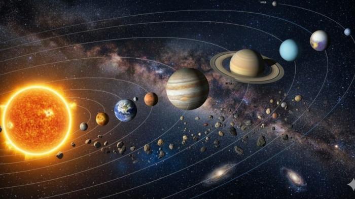 parade planet ilustrasi