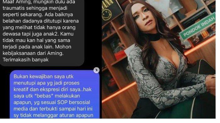 Disuruh Tutupi Payudara Palsu, Menohok Balasan Aming ke Warganet: Sebenarnya Bodoh . .