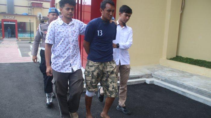 Inilah Tampang Pelaku Pembacokan Mantan Ketua KY, Tersangka Dihadiahi Timah Panas di Kaki Kanannya