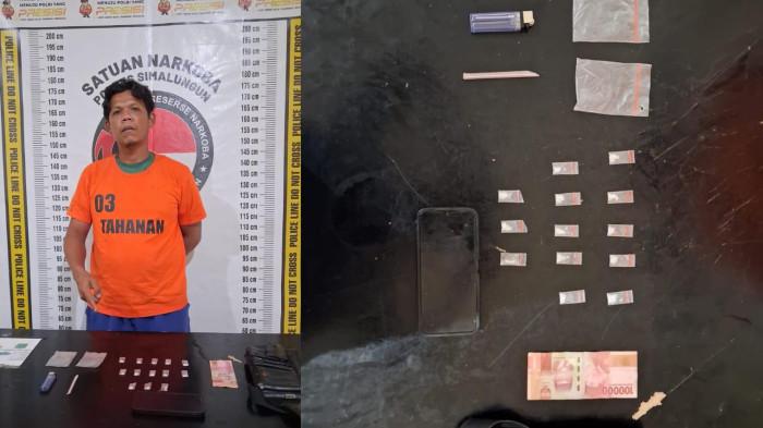 Sat Narkoba Simalungun Ciduk Pengedar Sabu di Gubuk Mariah Jambi