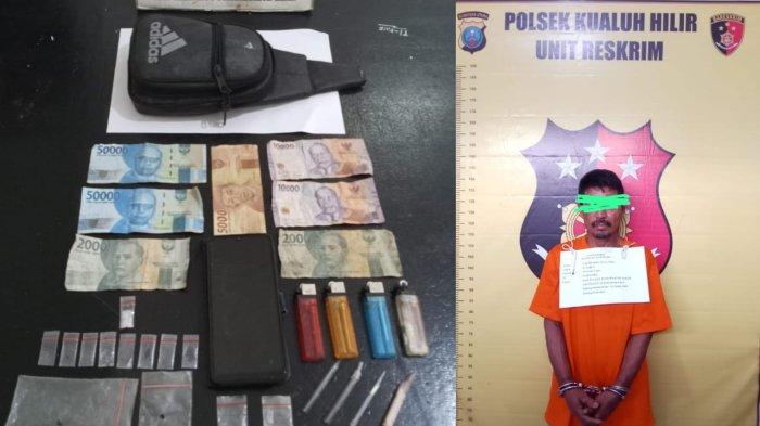 Polsek Kualuh Hilir Tangkap Pengedar Sabu di Teluk Pulai Dalam