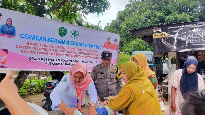 Cegah Stunting Sejak Dini, Bhabinkamtibmas Polsek Batunadua Dampingi Warga Binaan