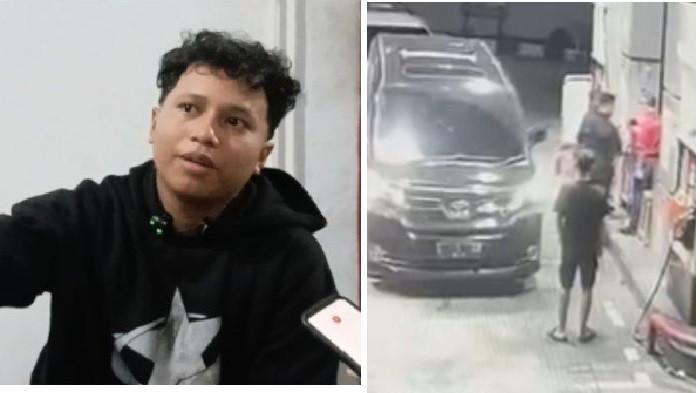 PEGAWAI SPBU DIANIAYA - Pegawai SPBU di Jalan Bekasi Timur Raya, Cipinang,  menjadi korban penganiayaan seorang pria yang mengaku anggota Polri.Pelaku positif gunakan narkoba, ternyata bukan anggota polisi