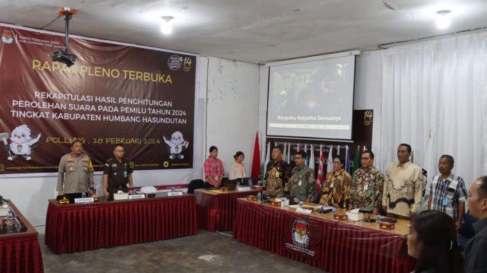 Meski Pengamanan Rekapitulasi Pleno Pemilu Dilalui Baik, Kapolres Humbahas Tetap Siagakan Personel