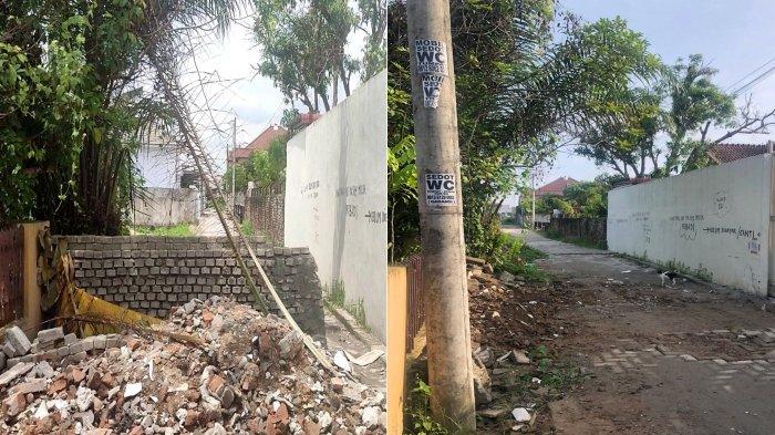 Ulah Developer, Pensiunan TNI Pangkat Kolonel Gaduh dengan Warga, Tembok di Tengah Jalan Dibongkar