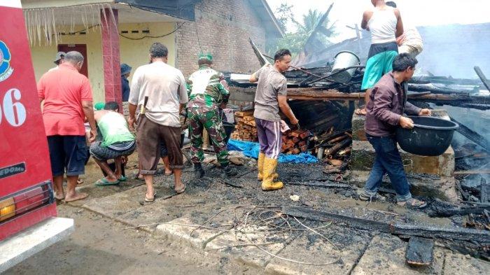 KEBAKARAN di Tiganderket Karo, Tiga Rumah Ludes Dilalap Si Jago Merah