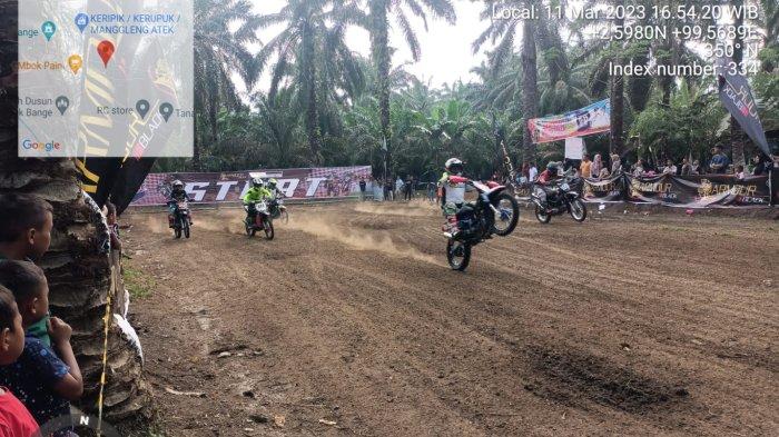 Kejuaraan Motor Aek Bange Hutong City Super Grasstrack 2023 Dapat Pengamanan dari Polisi
