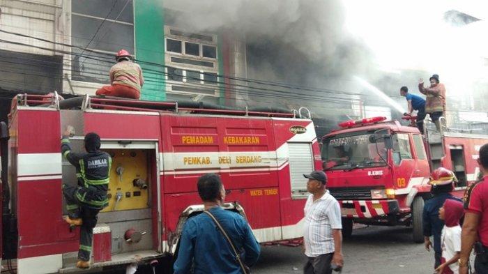 Terkait Penyebab Kebakaran Supermarket Irian Tanjung Morawa, Begini Dugaan Polisi