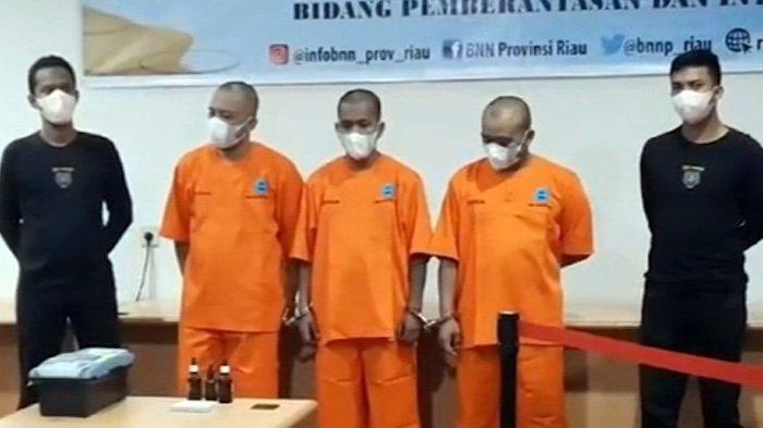 POLISI PECATAN Jadi Jaringan Pengedar Narkoba, Kini Diringkus Badan Narkotika Nasional Provinsi Riau