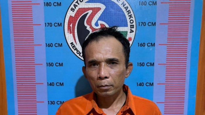 Tak Jera, Gandi Resdivis Narkoba Edarkan Sabu di Banjar Borotan, Langsung Ditangkap Polres Madina