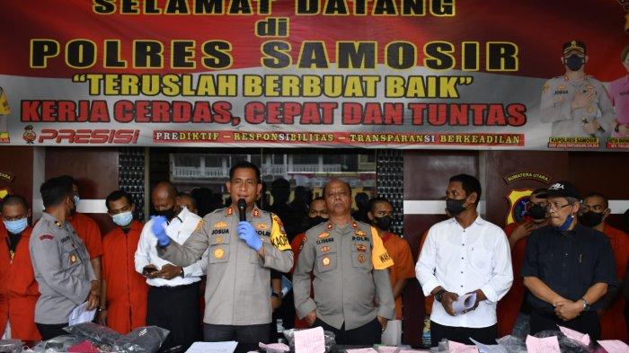 Maling Motor Asal Siantar Dikurung di RTP Mapolres Samosir, Kapolres: Cegah, Pasang Gembok Pengaman