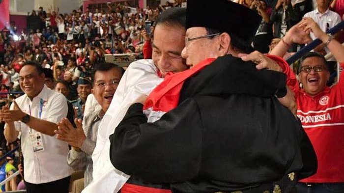 Prabowo dan Jokowi Tak Cuma Berpelukan, Ternyata Ngevlog Bersama di Asian Games 2018