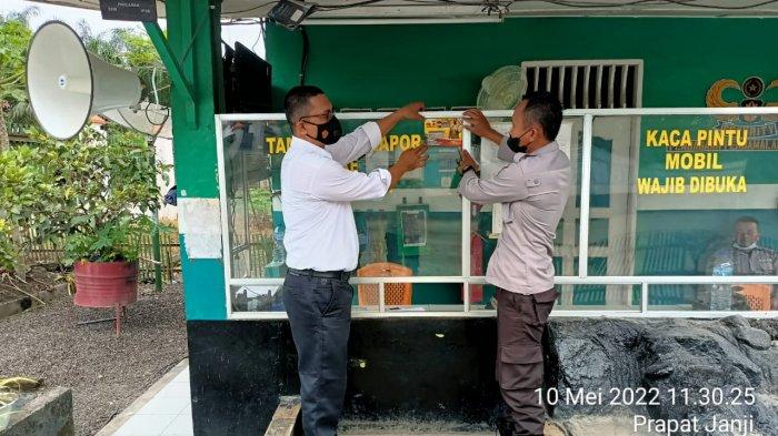 Kunjungi Kantor Security, Kanit Reskrim Polsek Prapat Janji Polres Asahan Sampaikan Pesan Edukasi