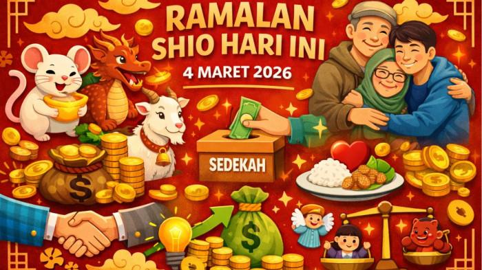 RAMALAN SHIO- Ilustrasi untuk ramalan shio 3 April 2026.