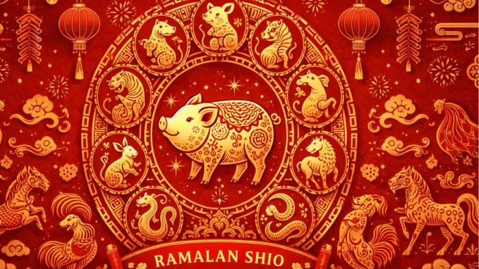 RAMAlAN SHIO- Ilustrasi ramalan shio hari ini 26 Februari 2026.