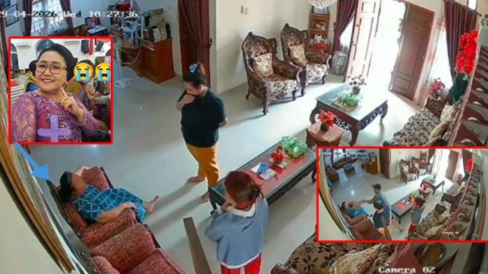 PERAMPOKAN - Aksi para pelaku pembunuhan disertai perampokan terhadap wanita bernama Dimaris Isni Sitio (60) di Pekanbaru, terekam CCTV. Korban ditemukan tewas mengenaskan di dalam rumahnya di Jalan Kurnia 2, Kelurahan Limbungan Baru, Kecamatan Rumbai, Rabu (29/4/2026).