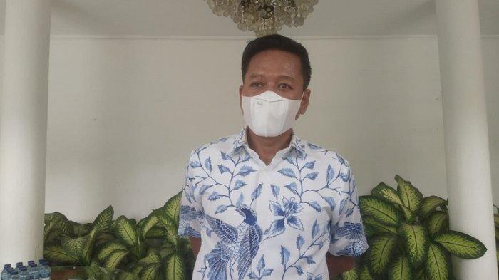 Rektor USU Muryanto Amin saat ditemui di rumah dinasnya, Jalan Universitas, Selasa (12/10/2021),