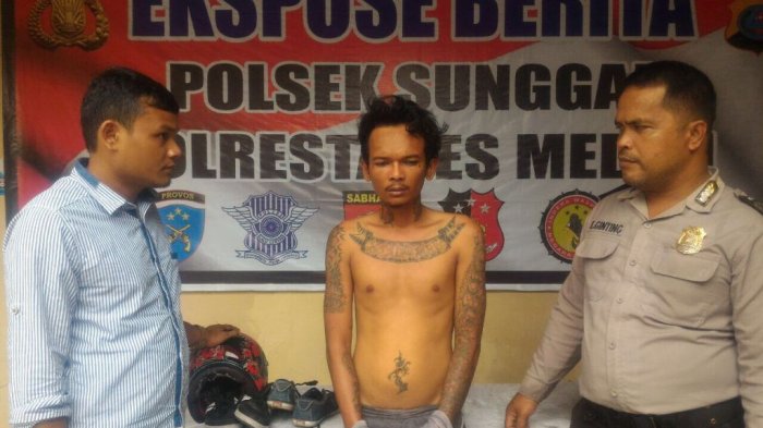 Residivis Kasus Narkoba Terekam Kamera CCTV saat Beraksi