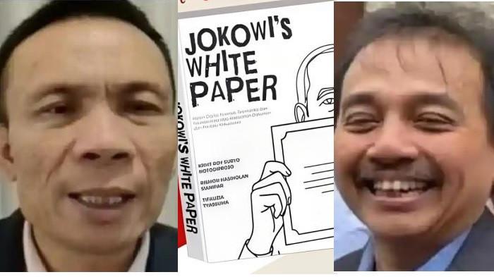 BUKU JOKOWI - Rismon Sianipar secara terbuka menyebut bahwa pakar telematika Roy Suryo hanya menulis sekitar 50 halaman dari total keseluruhan buku yang mencapai kurang lebih 700 halaman.