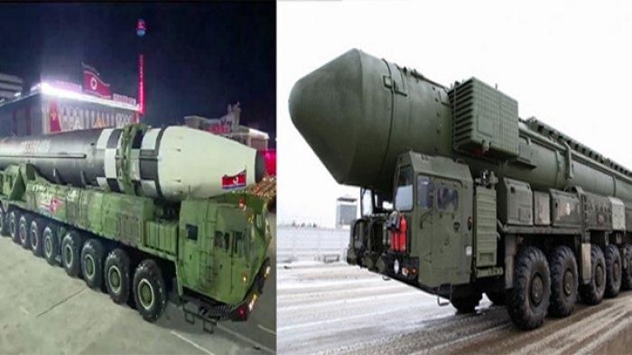 Penampakan Rudal Balistik Nuklir Rusia dan Korut yang Mampu Tembus Sistem Pertahanan Apa Pun