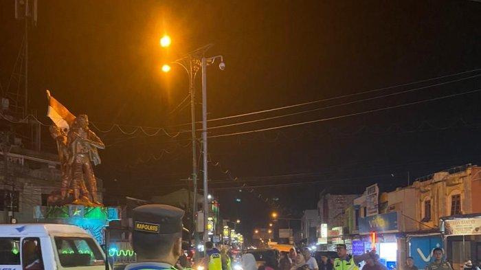 Pastikan Keamanan Arus Balik, Kapolres Padangsidimpuan Pimpin Langsung Pengaturan Lalu Lintas