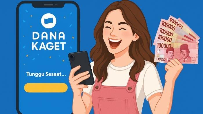 UANG GRATIS- Ilustrasi saldo Dana kaget gratis hari ini yang dapat diperoleh dari aplikasi Dana.