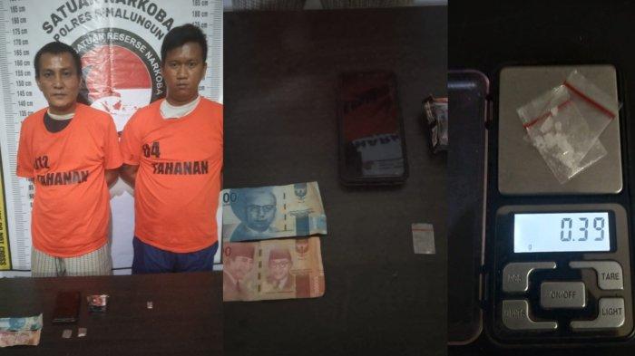 Gerebek Kampung Narkoba, Polres Simalungun Tangkap 2 Pria dari Ladang Ubi di Nagori Naga Jaya