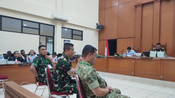 SATELIT - Sidang lanjutan dugaan korupsi pengadaan satelit dengan terdakwa Laksamana Muda (Purn) TNI Leonardi di Pengadilan Militer Tinggi II Jakarta, Selasa (28/4/2026). Sidang ini beragenda keterangan saksi bernama Jon Kennedy Ginting.