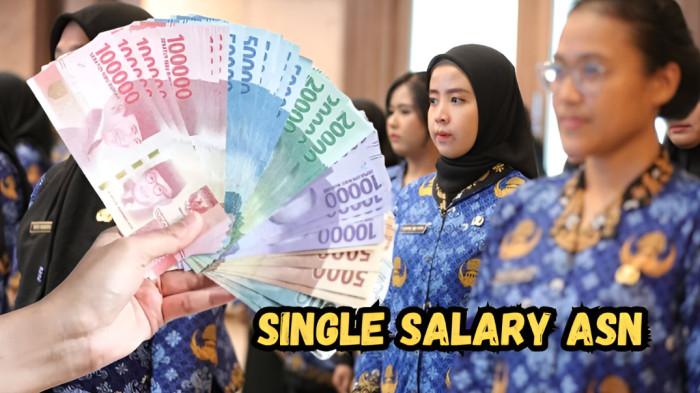 GAJI ASN- Pemerintah masih melakukan pengkajian lebih dalam soal gaji ASN dengan kebijakan single salary.
