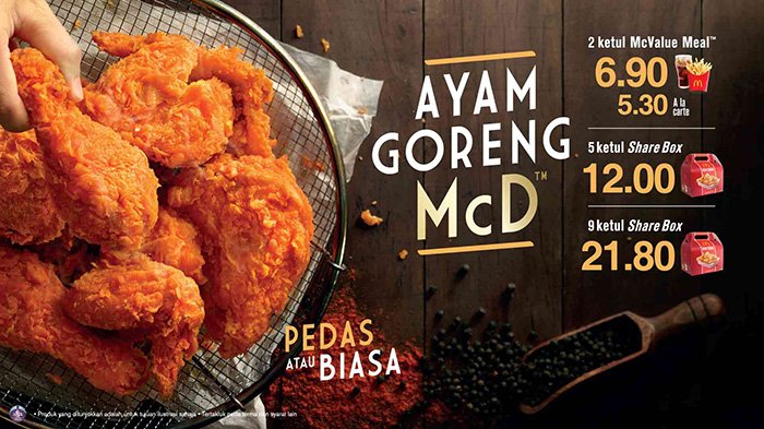 Spicy Chicken, McDonalds Kenalkan Menu Ayam Baru