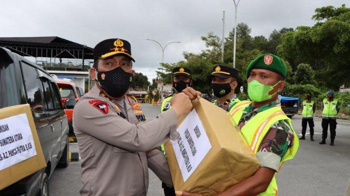Kapolda Sumut Kunjungi Pos Ketupat Bandara Raja Sisingamangaraja XII Silangit, Semangati Personel