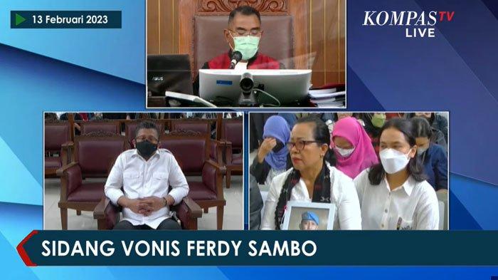 Ferdy Sambo Divonis Mati, Rosti Simanjuntak Berderai Air Mata: Terima Kasih Tuhan, Kau Hadir di Sini