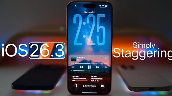 UPDATE- Apple resmi merilis update iOS 26.3. Ada fitur 