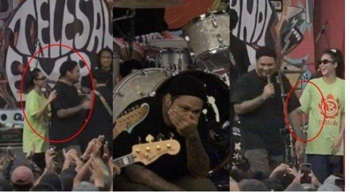 Heboh Video Virgoun Nangis saat Manggung, Ditenangkan Sosok Wanita Ini, Warganet: Drama, Lebay