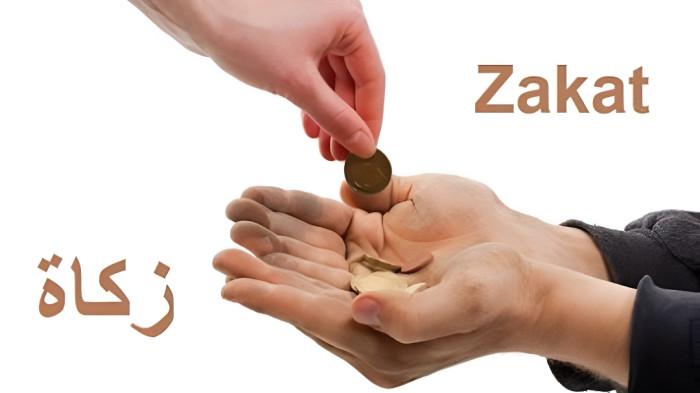 ZAKAT FITRAH- Ilustrasi pemberian zakat fitrah atau zakat fitri.