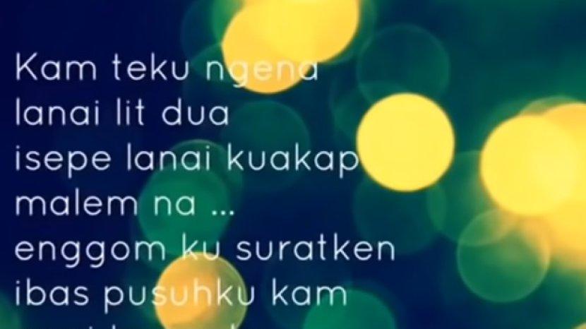 Chord dan Lirik Lagu Karo Merangap yang Dipopulerkan Rimta Mariani Ginting, Lengkap Terjemahannya