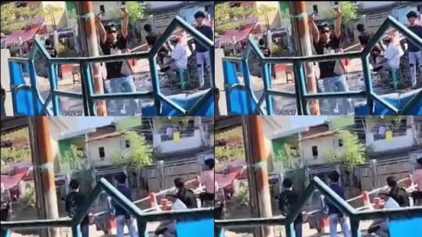 VIRAL Rumah Warga Dilempari Batu Gegara tak Beri Sumbangan, Pelaku Angkat Jari Tengah Saat Diprotes