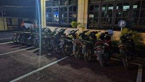 13-unit-sepeda-motor-diamankan-ke-Polres-Dairi.jpg