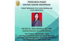 Hakim-PN-Medan-Ulina-Medan-meninggal.jpg