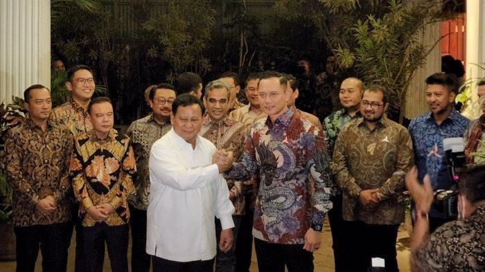 Dua Jam Pertemuan AHY-Prabowo, Belum Ada Kesepakatan Koalisi Antara Partai Demokrat dengan Gerindra